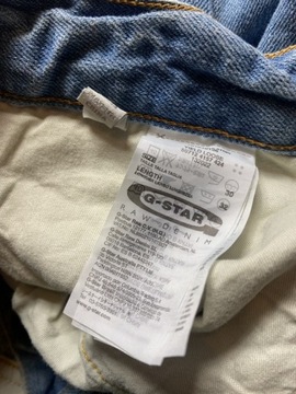 G-STAR RAW DENIM GSRD GS01 oryginalne niebieskie Spodnie Jeansy W 30 L 34