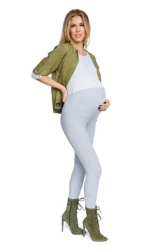 Legginsy CIĄŻOWE jesienno-zimowe bawełniane XL/42