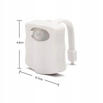 СВЕТОДИОДНАЯ ЛАМПА ДЛЯ ТУАЛЕТА, ДАТЧИК ДВИЖЕНИЯ И СВЕТА