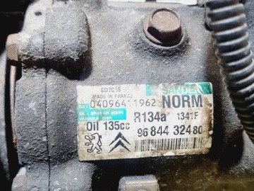 Компрессор кондиционера Peugeot 308 T7 2009 9684432480