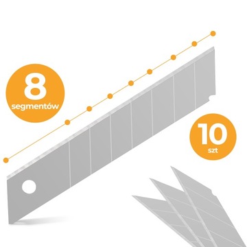 10 сменных ломающихся лезвий 18 мм. Запасные вставки для резака обоев для резака обоев.