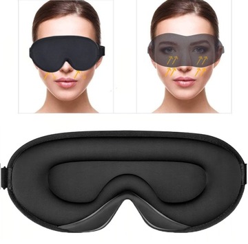 3D затемняющая маска для век, регулируемая, премиум-качество