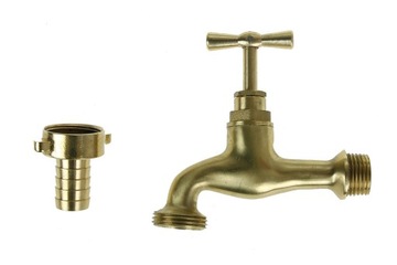 GARDEN FAP полированная латунь 1/2 Наружная резьба 3/4 ЛЕНТА