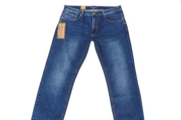 DUŻE DŁUGIE spodnie jeans pas 118-120cm W44 L32