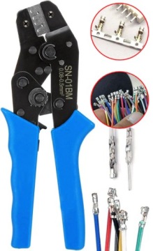 ZACISKARKA PRASKA KONEKTORÓW SAMOCHODOWYCH MOLEX JST AMP SN-01BM 0,08-0,5