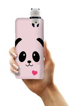 Etui case lalki wzory PANDA 3D Samsung Galaxy S8