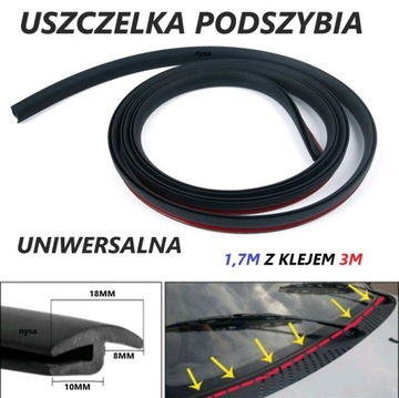 Uszczelka Podszybia Szyby Czołowej 1,7m