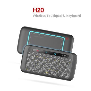 H20 Мини-беспроводная клавиатура с подсветкой и сенсорной панелью Air