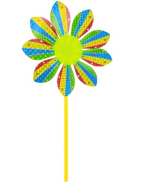 ВЕТРЯНАЯ МЕЛЬНИЦА ЦВЕТНАЯ ИГРУШКА 35 СМ 1 ШТ.