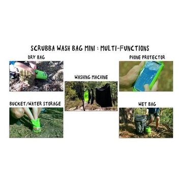 Водонепроницаемая сумка Scrubba MINI - туристическая стиральная машина