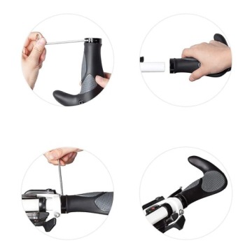 Велосипедные ручки HORNS BIKE GRIP GRIPS With HORN GREY