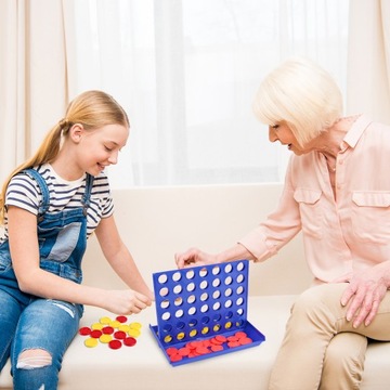GRA LOGICZNA LINE UP DUŻA POŁĄCZ 4 CONNECT 4 BINGO DLA CAŁEJ RODZINY DZIECI
