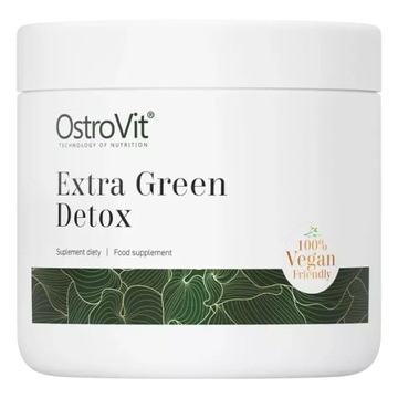 OstroVit Extra Green Detox 200 g BŁONNIK SPIRULINA