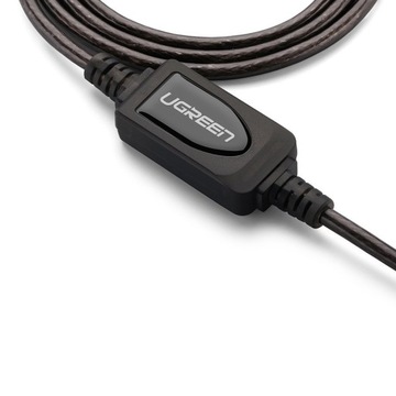 UGREEN CABLE АКТИВНЫЙ УДЛИНИТЕЛЬ USB 2.0 10M ПЕРЕДАЧА ДО 480 МБ/С