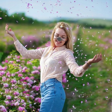 Зимняя шерстяная грелка для носа