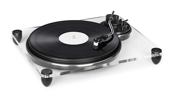 auna 10035078 gramofon wkładka MC szkło akrylowe
