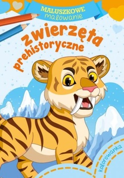 MALUSZKOWE MALOWANIE KOLOROWANKA Z. PREHISTORYCZNE