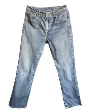 LEVI'S 525 JEANSY SPODNIE DŻINSOWE DAMSKIE VINTAGE PROSTE NIEBIESKIE 31X32