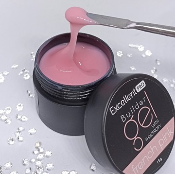 EXCELLENT PRO BUILDER GEL СТРОИТЕЛЬНЫЙ ГЕЛЬ С ВЫБОРОМ ЦВЕТА THICSOTROPIA 15 г