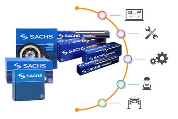 SACHS 3074 600 237 Cięgno, sterowanie sprzęgłem