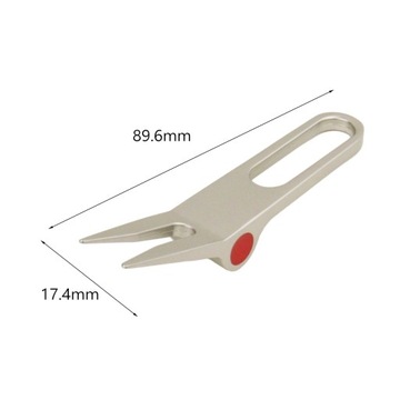 Golf Divot Tool Marker Pitch Mark Ремонтная вилка для стадионного гольфа