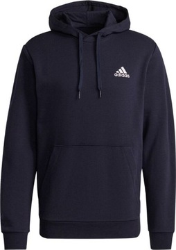 BLUZA MĘSKA ADIDAS ESSENTIALS FLEECE HOODIE GRANATOWA H12216 r L