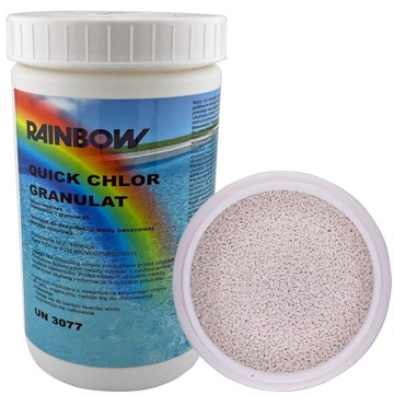 GRANULAT RAINBOW QUICK CHLOR DO BASENU WANNY SPA