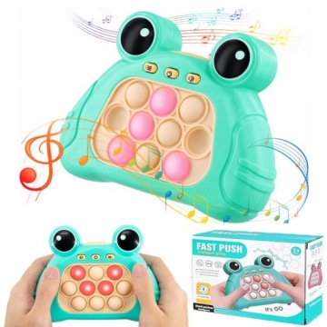 ИГРА POP IT ДЛЯ ДЕТЕЙ 3-12 лет FROG KLIKUŚ (SPEED PUSH GAME) ПОДАРОК