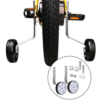 Портативный детский велосипед с регулируемыми дюймовыми стабилизаторами для обучения езде