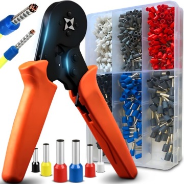 ZACISKARKA PRASKA KABLI TULEJEK KOŃCÓWEK 0,25-10