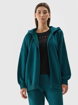 BLUZA 4F Z KAPTUREM OVERSIZE ROZPINANA DUŻA L