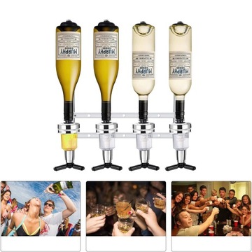 ПРОФЕССИОНАЛЬНЫЙ ДЕРЖАТЕЛЬ И ДИСПЕНСЕР ДЛЯ БУТЫЛОК ДЛЯ БАРА, НАСТЕННЫЙ ДЕРЖАТЕЛЬ, 36 X 35,3 СМ