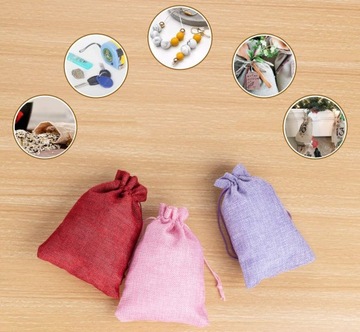 РАЗНОЦВЕТНЫЕ ВИНТАЖНЫЕ СУМОЧКИ ДЛЯ СВАДЕБНЫХ УКРАШЕНИЙ