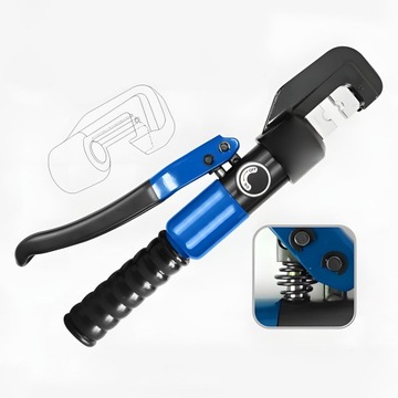 ШЕСТИГРАННАЯ ГИДРАВЛИЧЕСКАЯ МАШИНА ДЛЯ ПРЕССОВАНИЯ КАБЕЛЯ + НОЖНИЦЫ 2-В-1