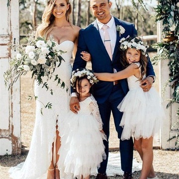 sukienka WIZYTOWA NA WESELE ŚLUB KOMUNIA KORONKA BAL 146