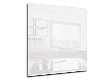 panel szklany do kuchni, 60x70, biały, FMK000