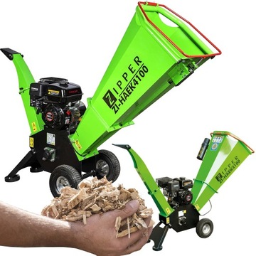 БЕНЗИНОВЫЙ ИЗМЕЛЬЧИТЕЛЬ ДЛЯ ВЕТОК, ZIPPER 10CM CHIPPER