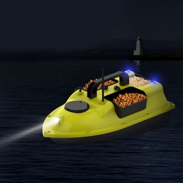 ЛОДКА НА ПРИМАНКУ С 3 КОНТЕЙНЕРАМИ НА УПРАВЛЕНИИ GPS