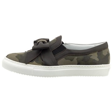 Buty Slipon Damskie CheBello B1079 Moro Khaki