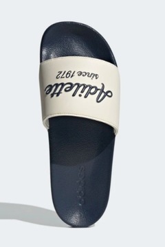 ADIDAS ADILETTE KLAPKI MĘSKIE ECRU Z LOGO 54 1ŻLA