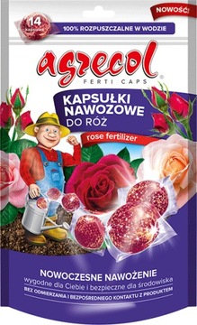 AGRECOL KAPSUŁKI NAWOZOWE ODŻYWKA DO RÓŻ 14SZT