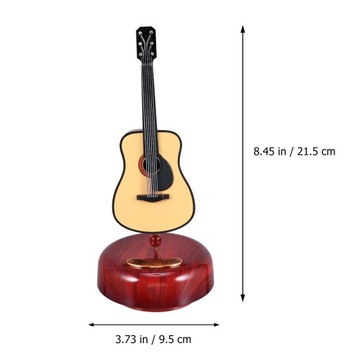 Гитара Самая маленькая музыкальная шкатулка-статуэтка для Мини-скрипки