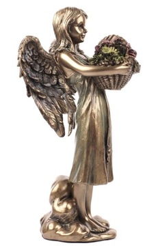 КРАСИВАЯ ФИГУРКА АНГЕЛА С ЦВЕТАМИ АНГЕЛ АНГЕЛ