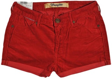 WRANGLER spodenki HIGH sztruks JONI SHORT W27