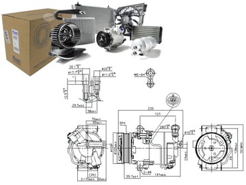 Компрессор кондиционера NISSENS 24466994 Astra G H