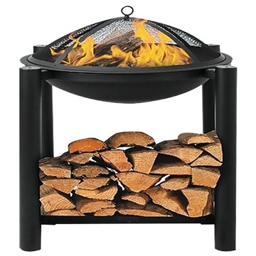 СТАЛЬНАЯ ПЕЧЬ С ПОЛКОЙ 58Х58Х55СМ