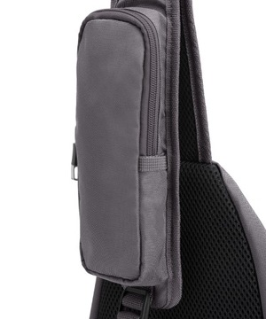 PUCCINI городской рюкзак Sling Bag серый через плечо серый