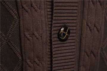 Cardigan Men's V-neck Long-sleeved Sweater Men's F