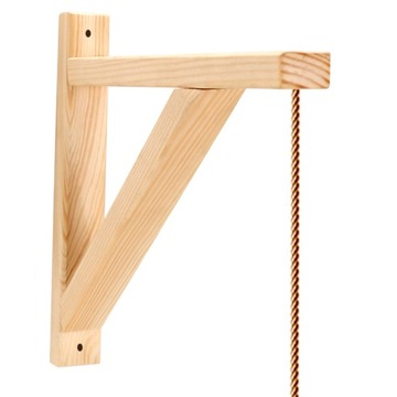 Drewniany kwietnik wiszący LOFT kwiaty MAYA eko