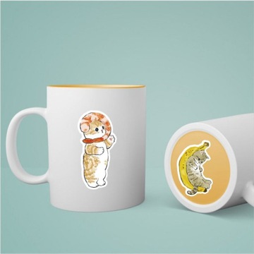 НАКЛЕЙКИ ВОДОНЕПРОНИЦАЕМЫЕ MIX CATS 50 ШТ.